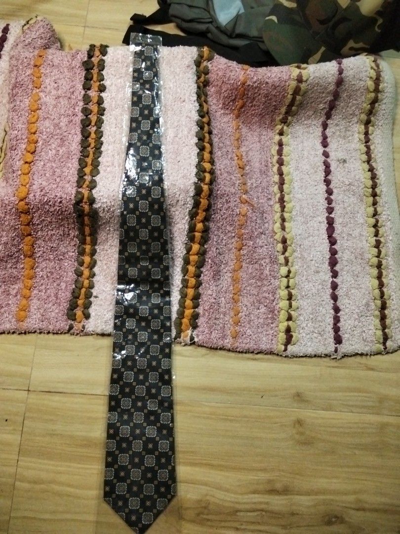 Francesco smalto necktie (Category: Coats, Jackets and Outerwear) located in Calasiao. Submitted by alluringvenus.thriftshop (Listing ID 1464898772, Image 1). Description: brand new with tags from USA balik bayan box.