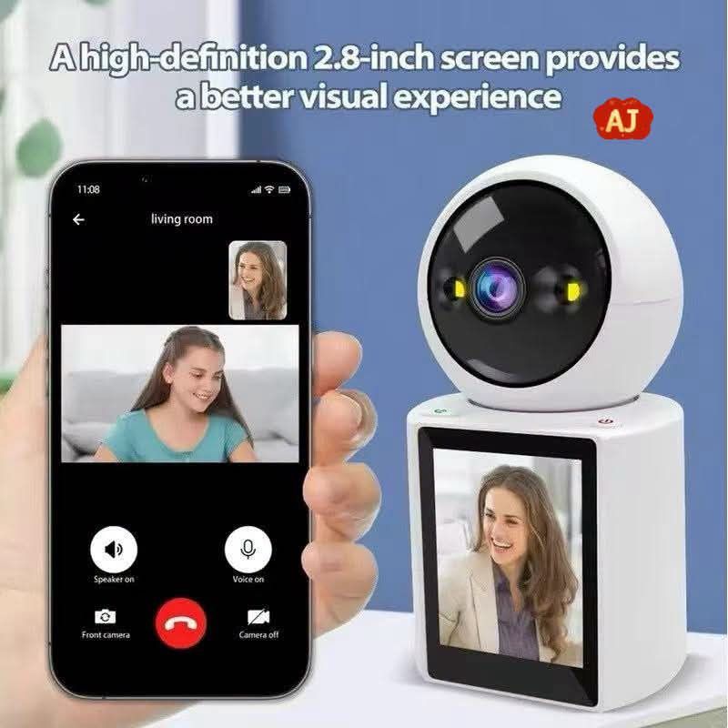 Franwell Q30 Smart AI Camera with 2.8-inch Display (Category: Security Systems & CCTV Cameras) located in Manila. Submitted by iliasjen3082126 (Listing ID 1464942965, Image 3). Description: - Model: Franwell Q30 Smart Camera - Built-in 2.8-inch screen for easy video calls - Crystal clear 1080P Full HD at 25FPS (2MP CMOS sensor) - 350° horizontal and 60° vertical rotation for wide coverage - Two-way audio and convenient one-button video call featu