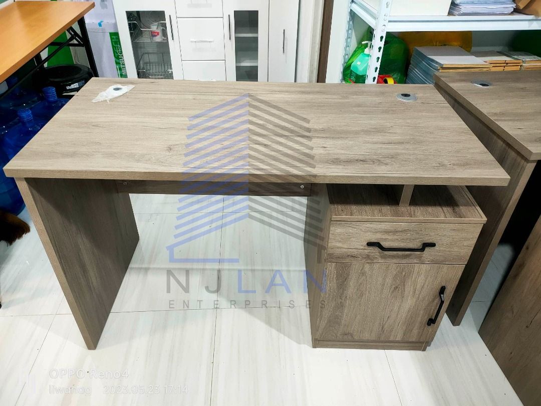 Freestanding Table (Category: Office Furniture & Fixtures) located in Caloocan City. Submitted by boldwind_7b70cf (Listing ID 1464776260, Image 1). Description: Freestanding Table with modesty side drawer/cabinet Color: GRAY or BROWN.