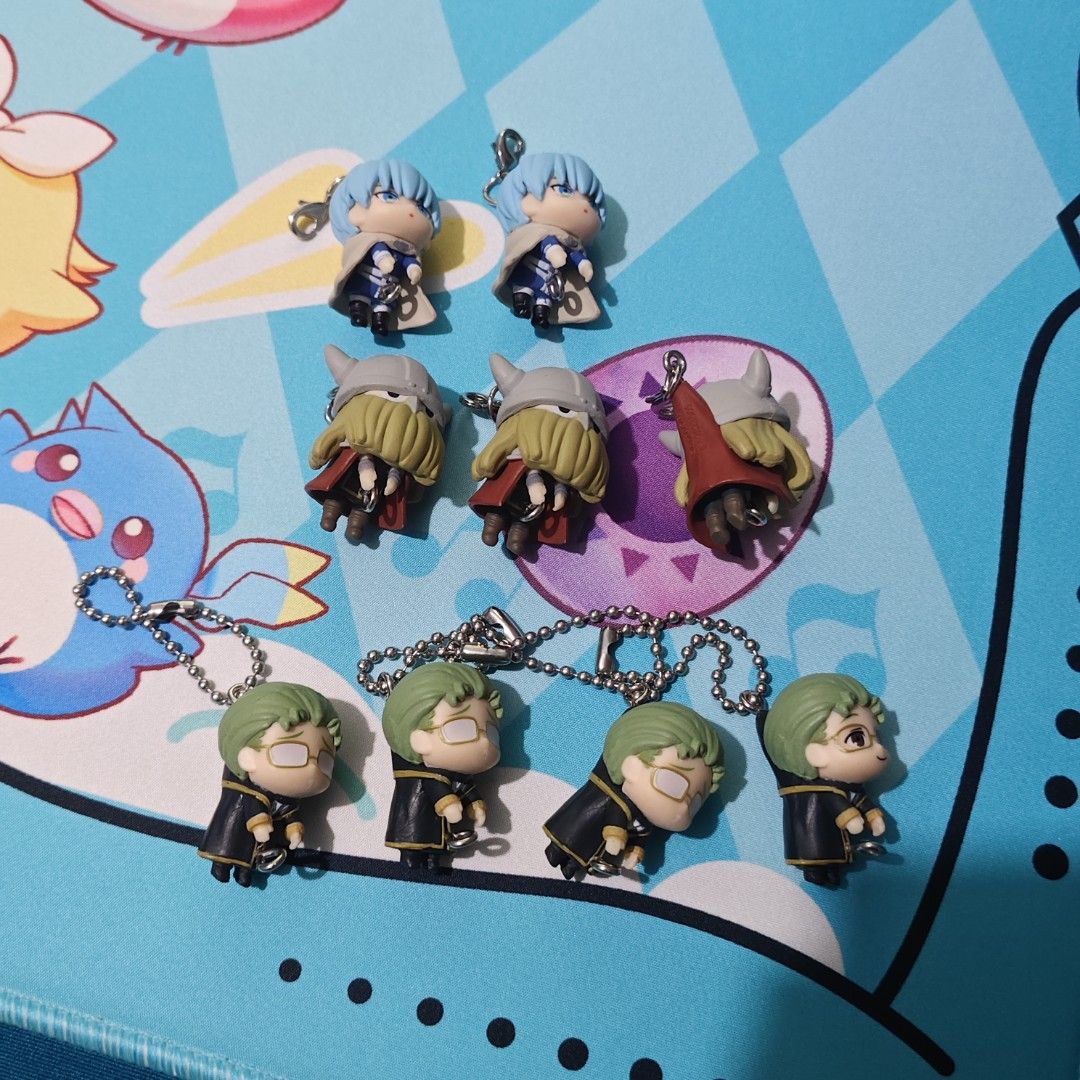 Frieren Keychain Gachapo Lot (Category: Designer & Blind Box Toys) located in Manila. Submitted by alloysious798 (Listing ID 1464900522, Image 1). Description: Selling as a full set only.