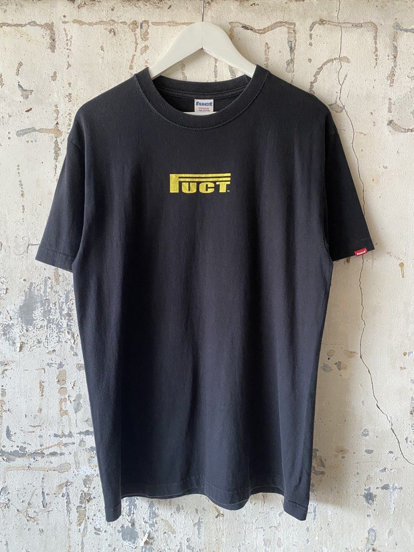 Fuct - Parody Logo Script Tee (Category: Tshirts & Polo Shirts ) located in Puerto Princesa. Submitted by something___. (Listing ID 1464857601, Image 2). Description: Fuct - Parody Logo Script Tee Tagged Size: Large Dimensions Length: 29.6 Width: 21.6 Condition: Excellent Color rate: 9.5 Flaws: None.