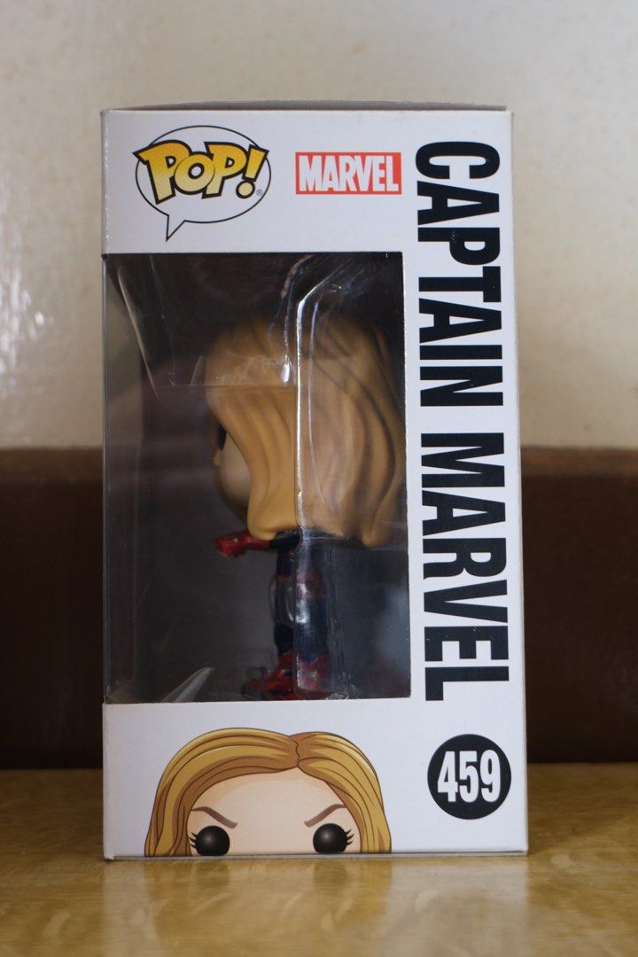 Funk Pop Captain Marvel: Avengers #459 (Category: Figurines & Statues) located in Baguio. Submitted by bleachedpeached (Listing ID 1464853390, Image 2). Description: Captain Marvel: Avengers Funko Pop #459 - has minor flaws, x sensitive - opened once mode of shipping: j&t mode of payment: gcash, maribank.