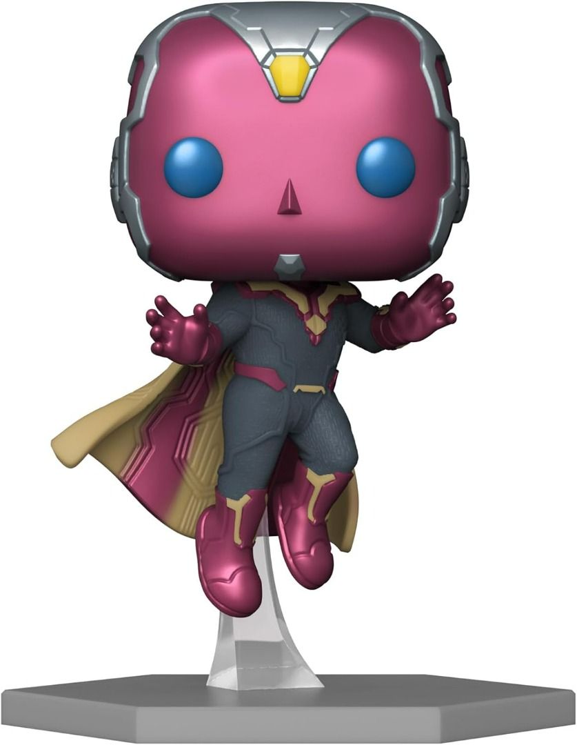 Funko POP! Marvel: Civil War - Vision - Amazon Exclusive (Category: Designer & Blind Box Toys) located in Taguig. Submitted by realmshop (Listing ID 1464797659, Image 2). Description: IDEAL COLLECTIBLE SIZE - At approximately 3.75 inches (9.5 cm) tall, this vinyl mini figurine complements other collectable merchandise and fits perfectly in your display case or on your desk. PREMIUM VINYL MATERIAL - Made from high-quality, durable vinyl, this coll