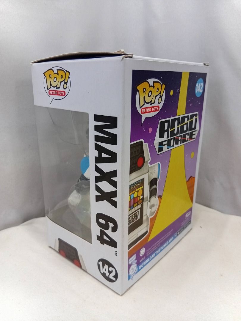 Funko Pop Retro Robo Force Maxx 64 Action Figure (Category: Action & Battle Toys) located in Quezon City. Submitted by ToyzzKoleksyon (Listing ID 1464857500, Image 2). Description: Authentic/Branded. -Price: 300 -Condition: AS IS. Good. OLD STOCK. -Issue: NONE -What you see is what you get. -Please check photos for issues. -Location: Quezon City b#265.