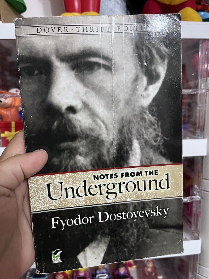 Fyodor Dostoyevsky |notes from underground | free shipping (Category: Storybooks) located in Iloilo. Submitted by youronlinesister (Listing ID 1464904257, Image 1). Description: Notes from the Underground by Fyodor Dostoevsky, published as a Dover Book Overview • Author: Fyodor Dostoevsky • Theme: A classic psychological novella about a bitter, isolated former civil servant living in St. Petersburg, often considered one of the first existentialis