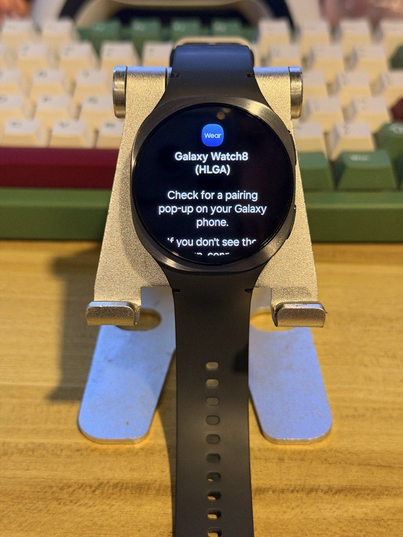 Galaxy 8 watch (Category: Wearables & Smart Watches) located in Manila. Submitted by ceifi (Listing ID 1464924936, Image 1). Description: Complete with box Extra strap Like new Very minimal scratches on one side and under belly barely visible Negotiable.