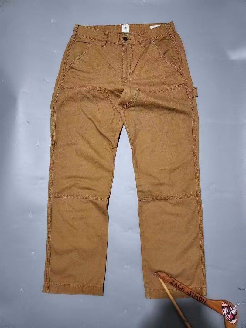 GAP carpenter (Category: Activewear) located in General Santos City (Dadiangas). Submitted by alzacksimo35414 (Listing ID 1464860154, Image 2). Description: 850 +sf PHOTO MAY VARY DUE TO LIGHTING 🥰 Brand: GAP Double knee carpenter pants ✅️actual dimention 29-31 × 39 ✅️leg opening 11.5 / hem 8 ✅️as new condition ✅️9.8 colorate ✅no issue DISCLAIMER: Please note that I ZACK SIMON is not affiliated with or endorsed by any brand. Any brand names or t