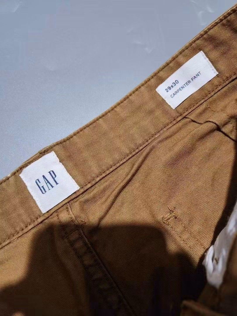 GAP carpenter (Category: Activewear) located in General Santos City (Dadiangas). Submitted by alzacksimo35414 (Listing ID 1464860154, Image 3). Description: 850 +sf PHOTO MAY VARY DUE TO LIGHTING 🥰 Brand: GAP Double knee carpenter pants ✅️actual dimention 29-31 × 39 ✅️leg opening 11.5 / hem 8 ✅️as new condition ✅️9.8 colorate ✅no issue DISCLAIMER: Please note that I ZACK SIMON is not affiliated with or endorsed by any brand. Any brand names or t