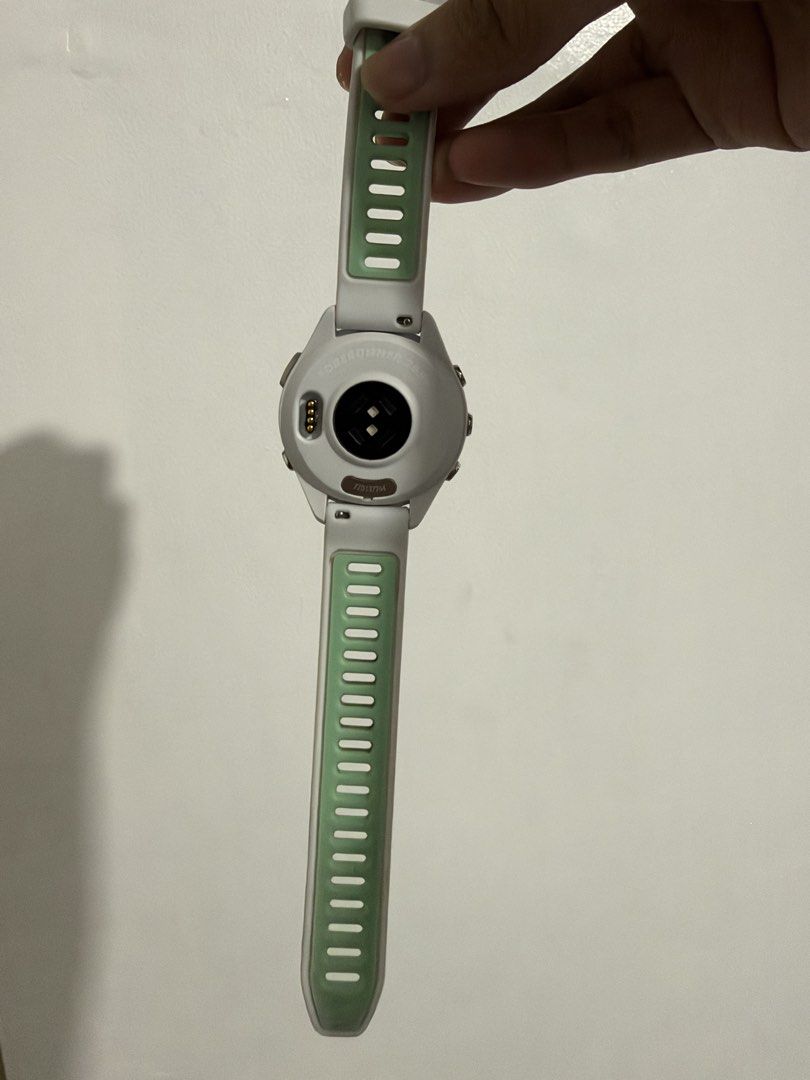 Garmin 265s Forerunner Music (Category: Wearables & Smart Watches) located in Quezon City. Submitted by lilutheg (Listing ID 1464811277, Image 3). Description: Garmin 265s Forerunner Music Bought in April 2026 Comes with box and original charger Price is negotiable RFS: Upgrading Meetup in QC area.