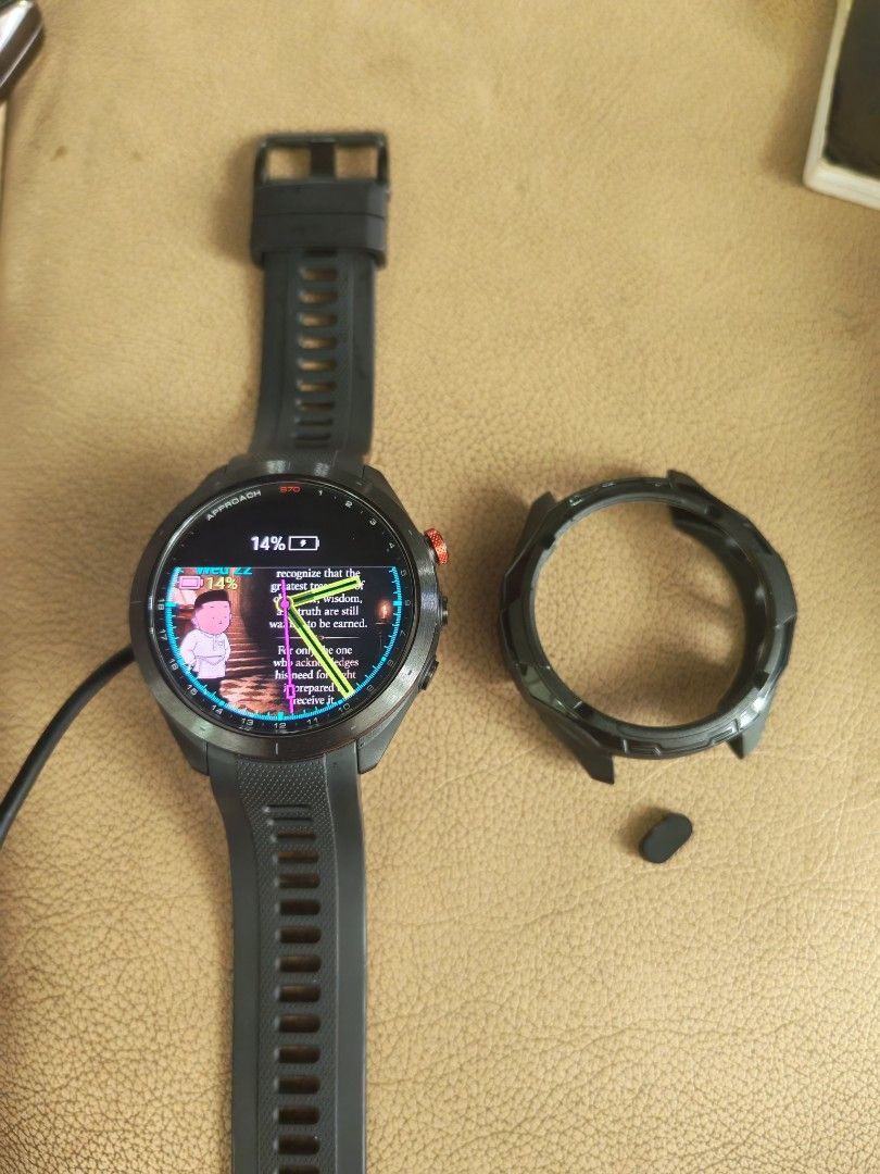 Garmin S70 47mm (Category: Wearables & Smart Watches) located in Santa Maria. Submitted by mmm090606 (Listing ID 1464968695, Image 3). Description: garmin s70 47mm with screen protector and watch protector orig and extra charger included lost box.