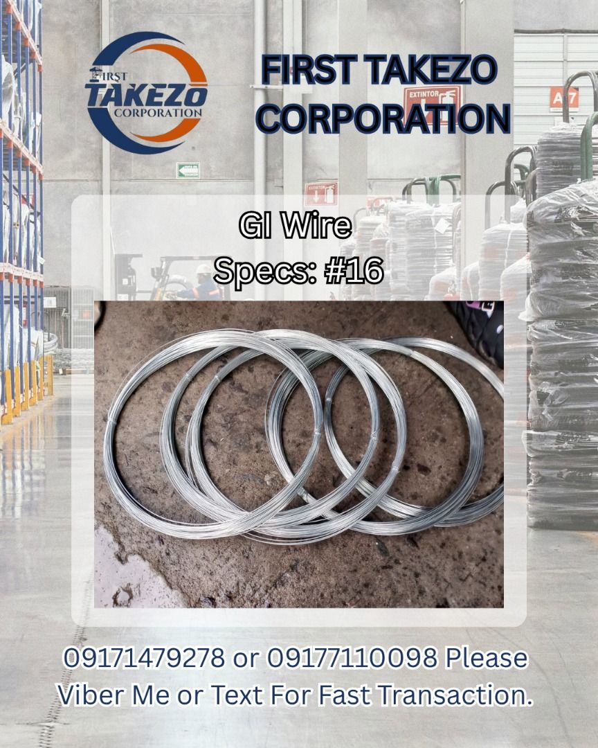 GI Wire Specs: #16 (Category: Home Improvement Tools & Accessories) located in Manila. Submitted by 09171479278_elsie. (Listing ID 1464785229, Image 1). Description: GI Wire Specs: #16 .