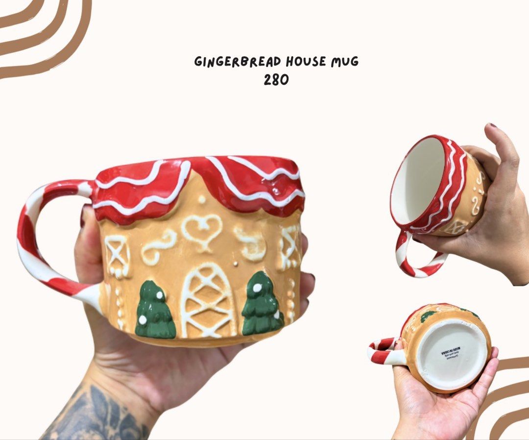 Gingerbread House Mug (Category: Coffee & Tea Tableware) located in Pasig City. Submitted by homeyvibesph (Listing ID 1464961983, Image 1). Description: .