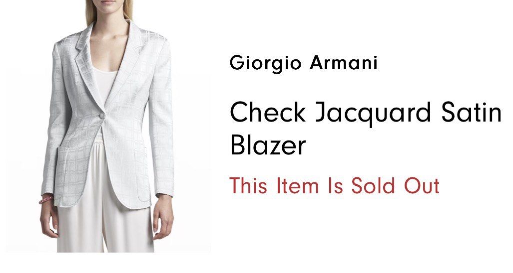 Giorgio Armani - Blazer Jacquard Satin Blazer (Category: Luxury Apparel) located in Paranaque City. Submitted by millennial_goodz (Listing ID 1464902341, Image 2). Description: WTS Giorgio Armani - Blazer Jacquard Satin Blazer Size 38 Dimensions: 16" / 28" Washable stain only P2,000 only DM.
