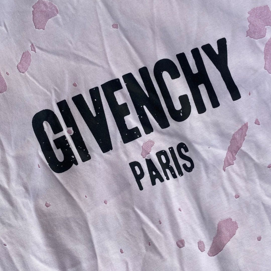 GIVENCHY - DISTRESSED SHIRT (Category: Luxury Apparel) located in Bacolod City. Submitted by mic_moneyyyyy (Listing ID 1464895042, Image 3). Description: GIVENCHY - DISTRESSED SHIRT Size : Tagged as Medium Width : 22 Length : 28 Condition : Excellent No issue need wash .