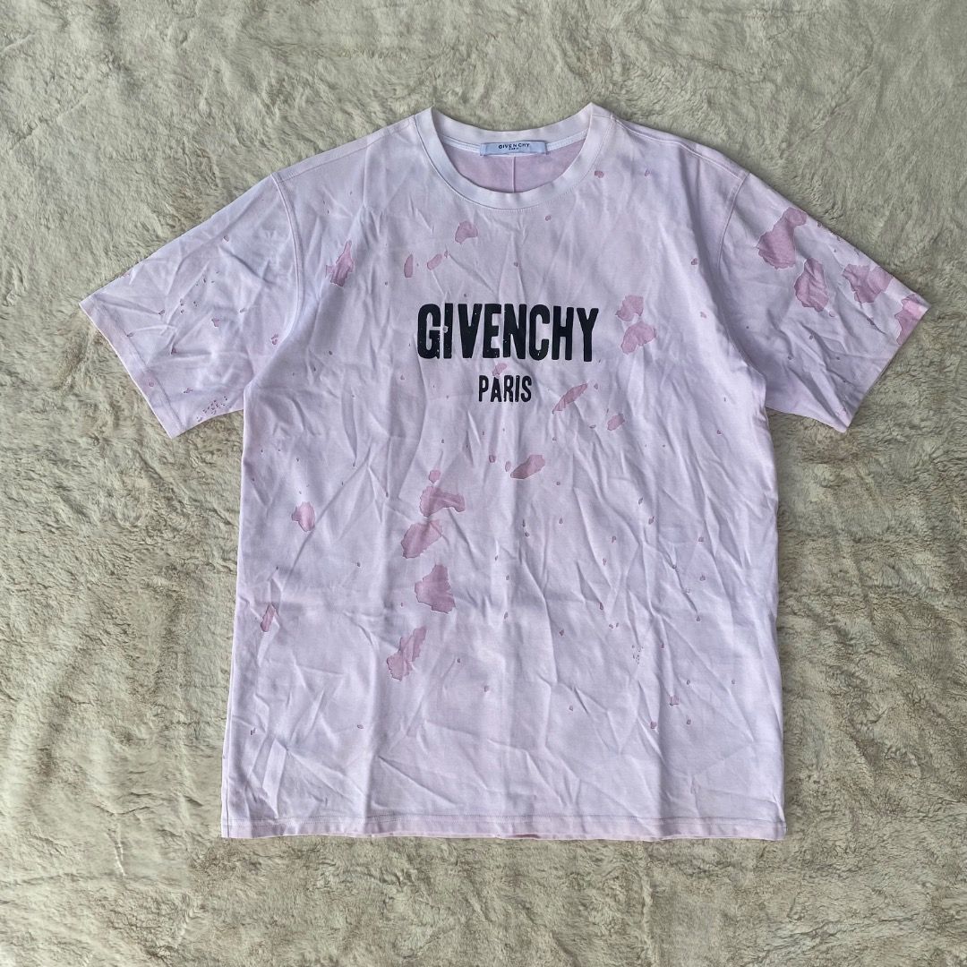 GIVENCHY - DISTRESSED SHIRT (Category: Luxury Apparel) located in Bacolod City. Submitted by mic_moneyyyyy (Listing ID 1464895042, Image 1). Description: GIVENCHY - DISTRESSED SHIRT Size : Tagged as Medium Width : 22 Length : 28 Condition : Excellent No issue need wash .