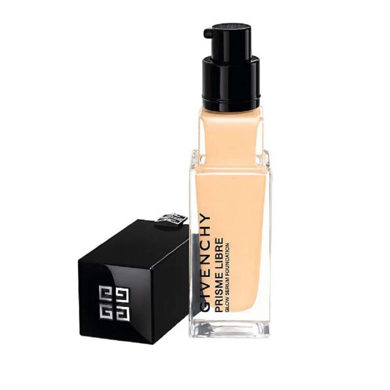 Givenchy Prisme Libre Glow Serum Foundation (Category: Makeup) located in Marikina City. Submitted by littlespender (Listing ID 1464900496, Image 3). Description: Sale or Swap :) - Brand: Givenchy - Product: Prisme Libre Glow Serum Foundation - Finish: Dewy and radiant - Hydration: Up to 48 hours of continuous moisture - Key Ingredients: Micro hyaluronic acid, ceramides, and yuzu extract - Packaging: Clear glass bottle with black 4G logo cap and 