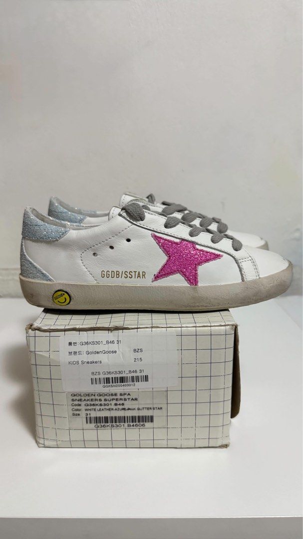 Golden Goose Kids (Category: Babies & Kids Fashion) located in Navotas City. Submitted by louieanneg21952 (Listing ID 1464796042, Image 1). Description: GGDB KIDS Size 31 Rfs: got the wrong size for my daughter .