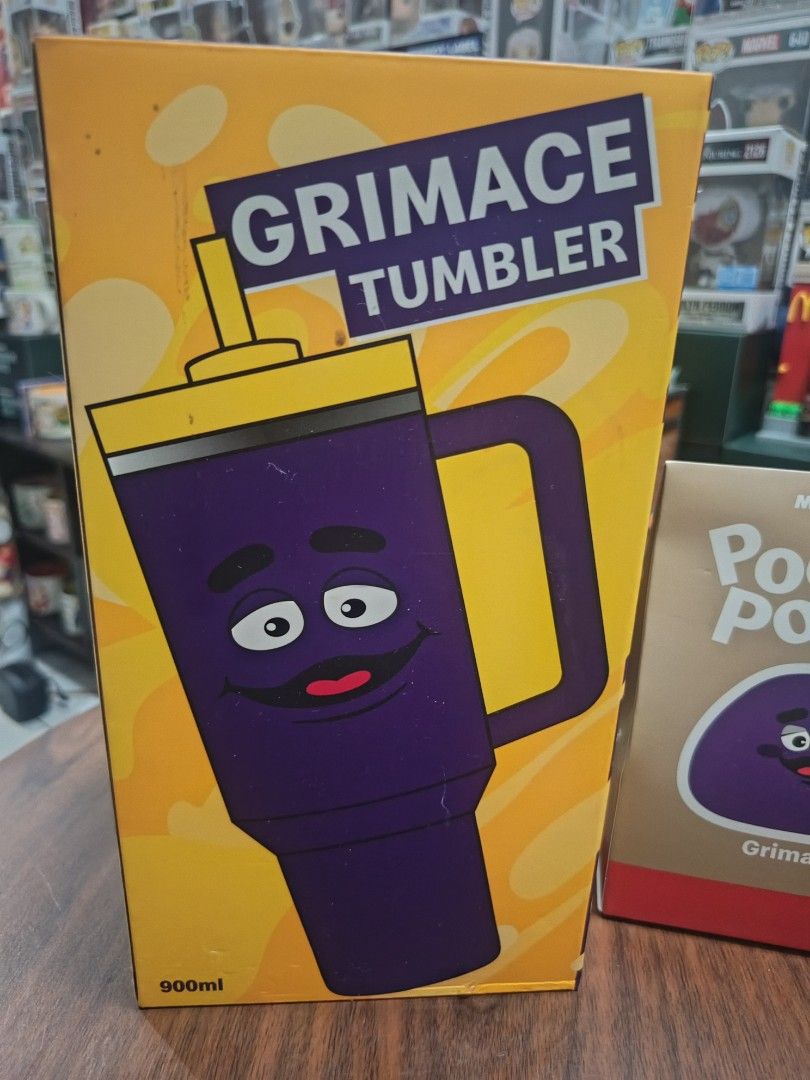 Grimace Tumbler & Grimace Pocket Pouch (Category: Action & Battle Toys) located in Manila. Submitted by katunying2021 (Listing ID 1464804792, Image 3). Description: Php 2k ALL BRAND NEW SEALED ON HAND NO ISSUE POST CROSSPOSTED.