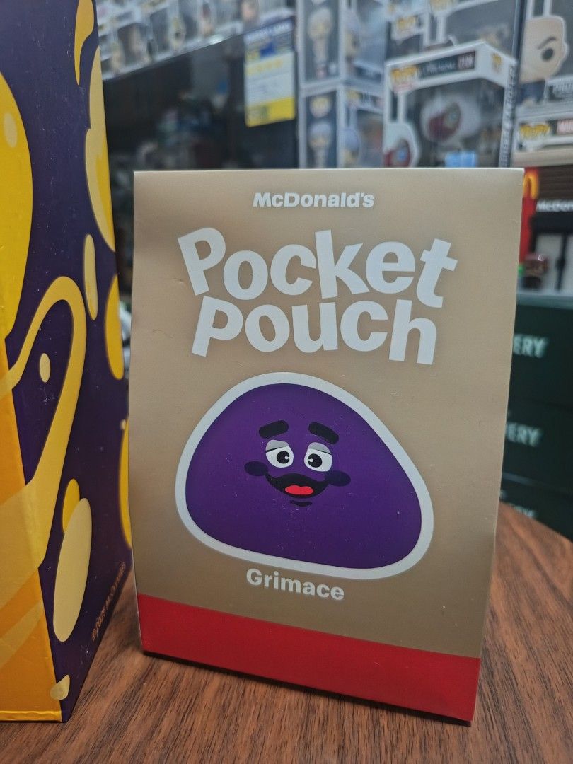 Grimace Tumbler & Grimace Pocket Pouch (Category: Action & Battle Toys) located in Manila. Submitted by katunying2021 (Listing ID 1464804792, Image 2). Description: Php 2k ALL BRAND NEW SEALED ON HAND NO ISSUE POST CROSSPOSTED.