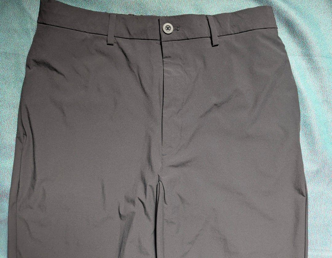 GU Nylon Stretch Pants (Black) – Large (Category: Trousers) located in Malabon City. Submitted by getmarrked77 (Listing ID 1464793440, Image 2). Description: GU Nylon Stretch Pants – Large Color: Black Condition: 9/10 Issue: None Material: 88% Nylon, 12% Spandex (Water-Repellent Stretch Fabric) Waist: 31" - 34" (Elastic Waistband with Drawstring) / Inseam: 27" / Hem Width: 7.5" Mode of Payment: GCash / MariBank (Payment first) Location: Potrero, 
