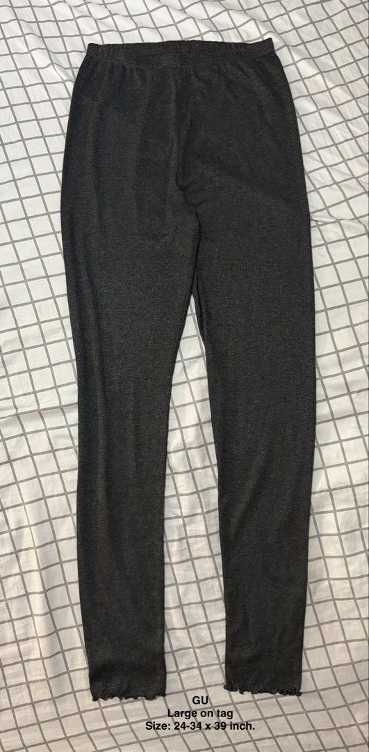 GU ribbed leggings (Category: Other Bottoms) located in Quezon City. Submitted by pinkyswearshop (Listing ID 1464823568, Image 1). Description: .