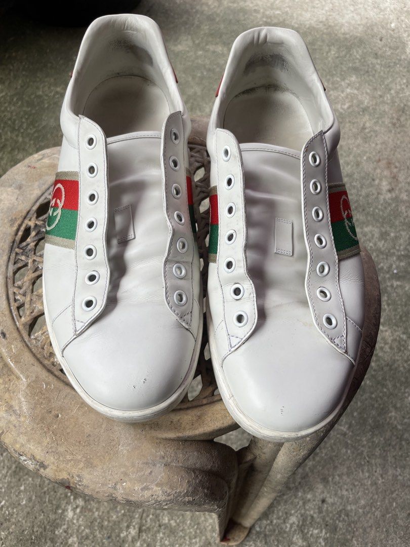 Gucci Ace Interlocking G sneakers (Category: Casual Shoes) located in Imus. Submitted by jrueee (Listing ID 1464803858, Image 3). Description: PM FOR MORE IMAGES AND QUESTIONS NO BOX.