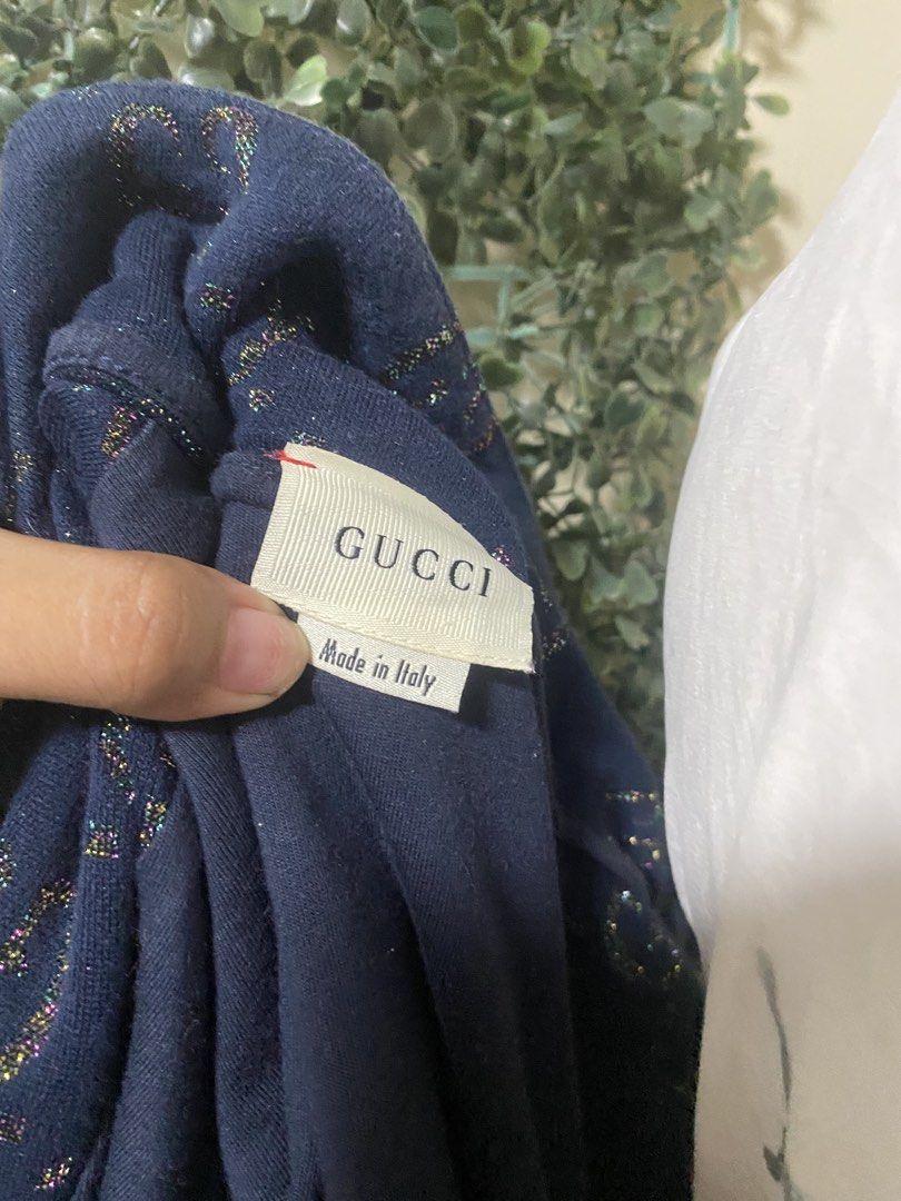 Gucci monogram glitter jacket (Category: Babies & Kids Fashion) located in Manila. Submitted by avathriftedcloset (Listing ID 1464966470, Image 2). Description: .