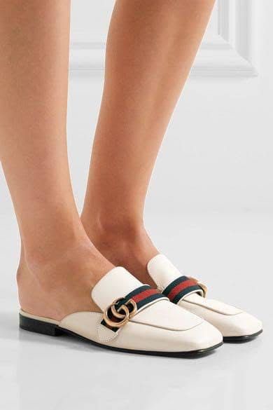 Gucci Peyton Leather Mules❗️ (Category: Flats & Sandals) located in Cebu City. Submitted by darrylopon12219 (Listing ID 1464872069, Image 1). Description: Excellent Condition Issue Minor Sign Of Usege See Last 2 Photo Size 37 Us 6 📍 CONSOLACION, CEBU ‎🚚 ship via J&T ‎DM NOW📩 ‎.