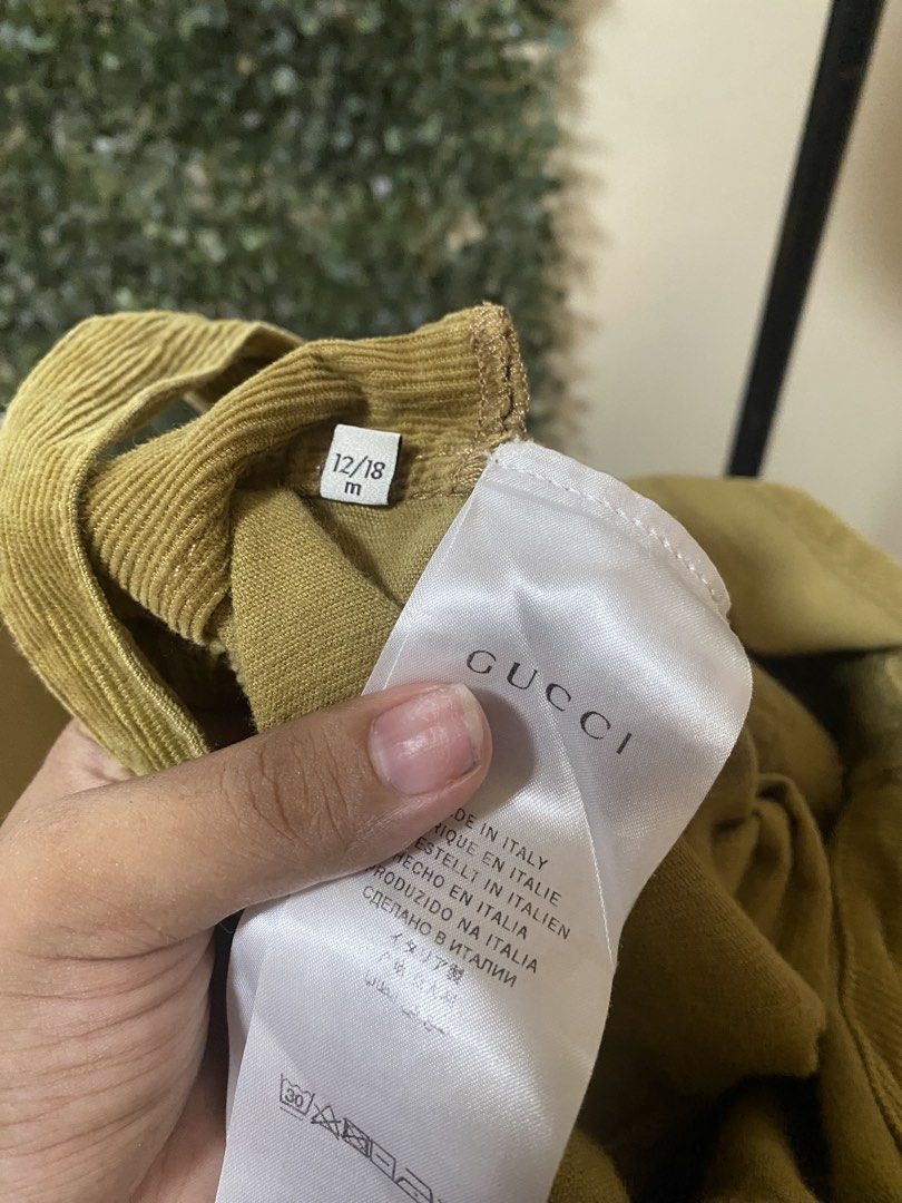 Gucci romper for kids (Category: Luxury Apparel) located in Manila. Submitted by avathriftedcloset (Listing ID 1464853485, Image 3). Description: .