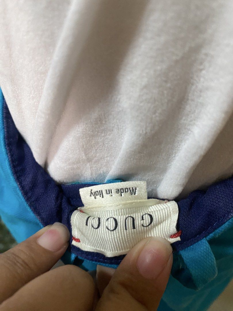Gucci teal short for kids (Category: Luxury Apparel) located in Manila. Submitted by avathriftedcloset (Listing ID 1464832254, Image 3). Description: 12-18 months Free sf .
