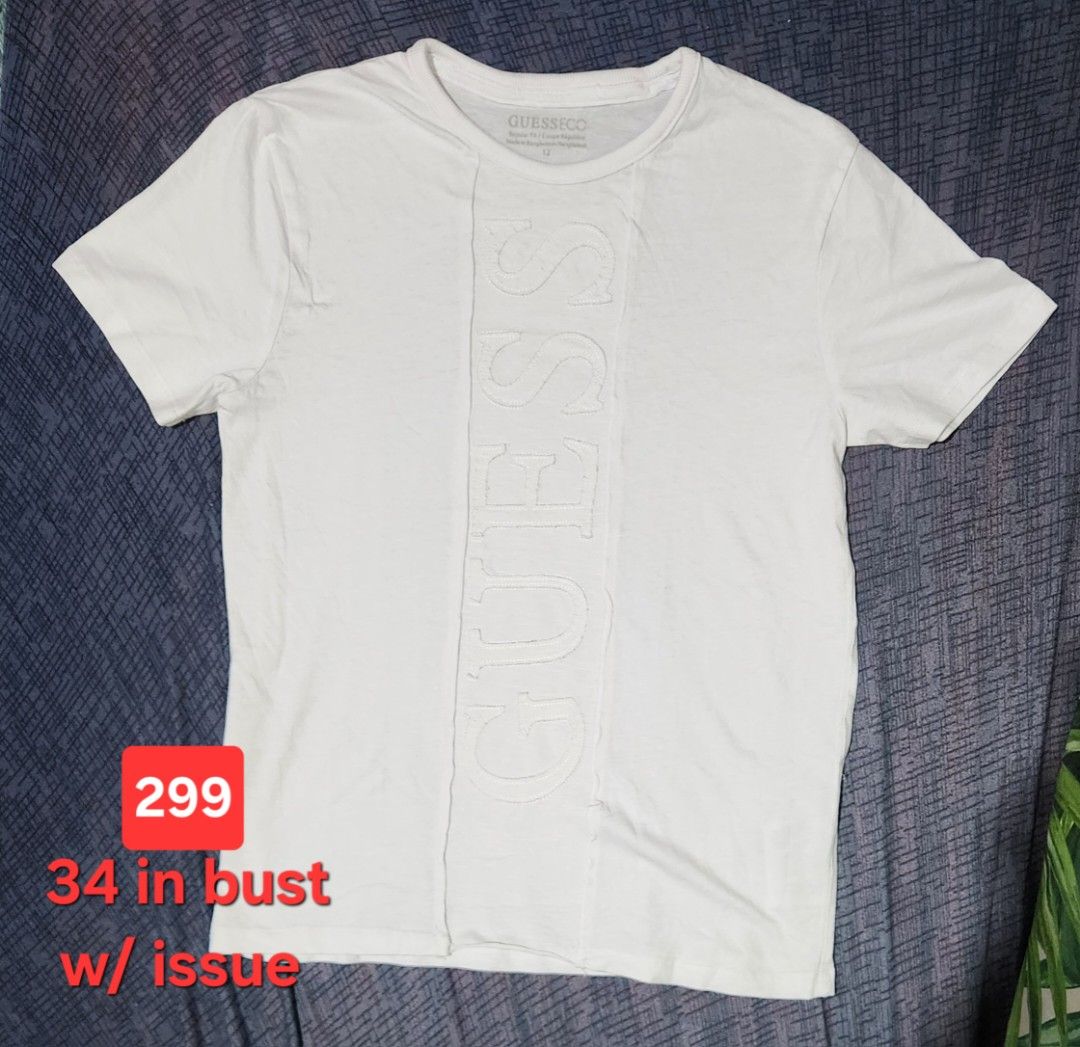 GUESS shirts for teens/men (Category: Tshirts & Polo Shirts ) located in Baliuag. Submitted by fastforest.d91f92 (Listing ID 1460419744, Image 1). Description: Original factory pullout kaya kapareho nya ang mga nasa mall 😉 Price is negotiable, pwedeng tumawad lalo na kung kukuha ng marami 😉❤️ Payment via gcash or bpi deposit, payment first before shipping Courier: J&T.