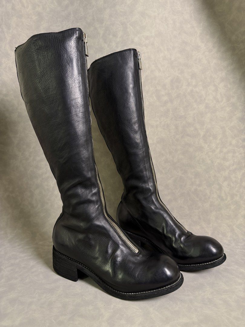 Guidi PL3 Front-zip Knee High Leather Boots (#3) (Category: Boots) located in Baguio. Submitted by justinooaah (Listing ID 1464807229, Image 1). Description: FOR SALE ONLY Sz 37 IT/EU on tag Lightly Used Condition Minor signs of wear Pair only (No OG box, no inclusions) Location: Baguio City.