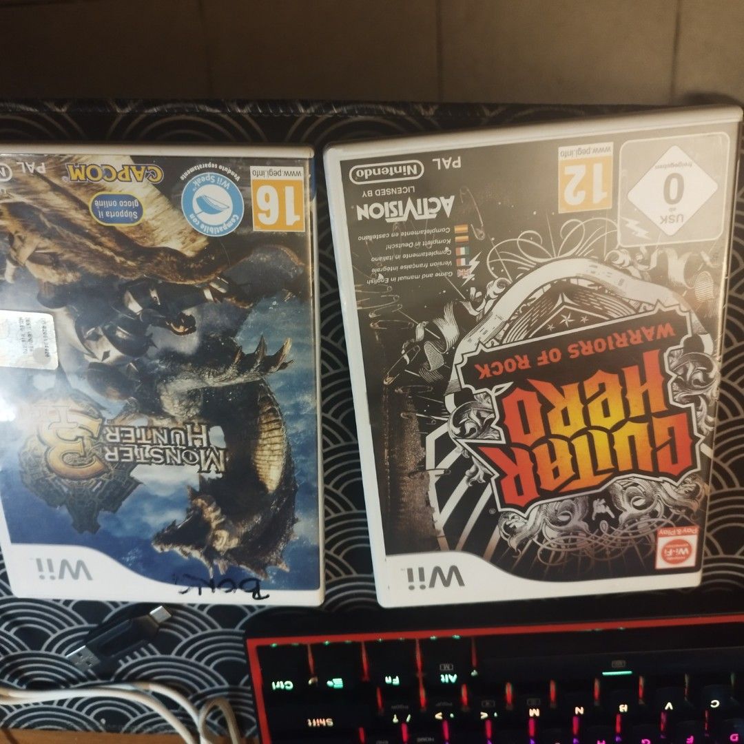 Monster Hunter 3 Wii (Category: Nintendo) located in Quezon City. Submitted by edmirhgabr45585 (Listing ID 1464872998, Image 2). Description: - Monster Hunter 3 - PAL region versions - Comes with original cases and cover art - Tested and ready to play.