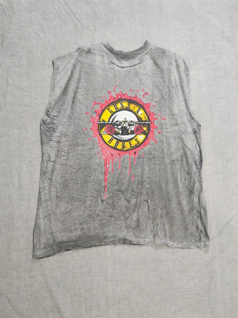guns n rosses cut-off tee (Category: Tshirts & Polo Shirts ) located in Baguio. Submitted by used_clothing2600 (Listing ID 1464805266, Image 2). Description: Guns N Roses 1991 cut-off tee size xl good condition width 25 length 30.5 P 1,680.