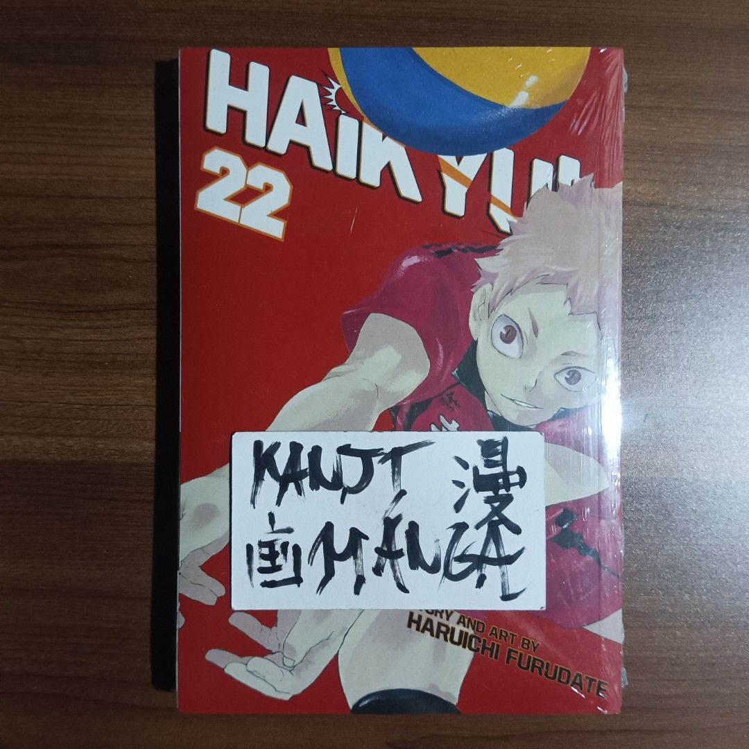 Haikyu!! Volume 22 Manga (Category: Comics & Manga) located in Davao. Submitted by kanjimangaonlinestore (Listing ID 1464863628, Image 1). Description: ₱500 • Haikyu!!, Vol. 22 Condition: New (Sealed) Location: Davao City MOP: Gcash MOD: J&T / SPX.