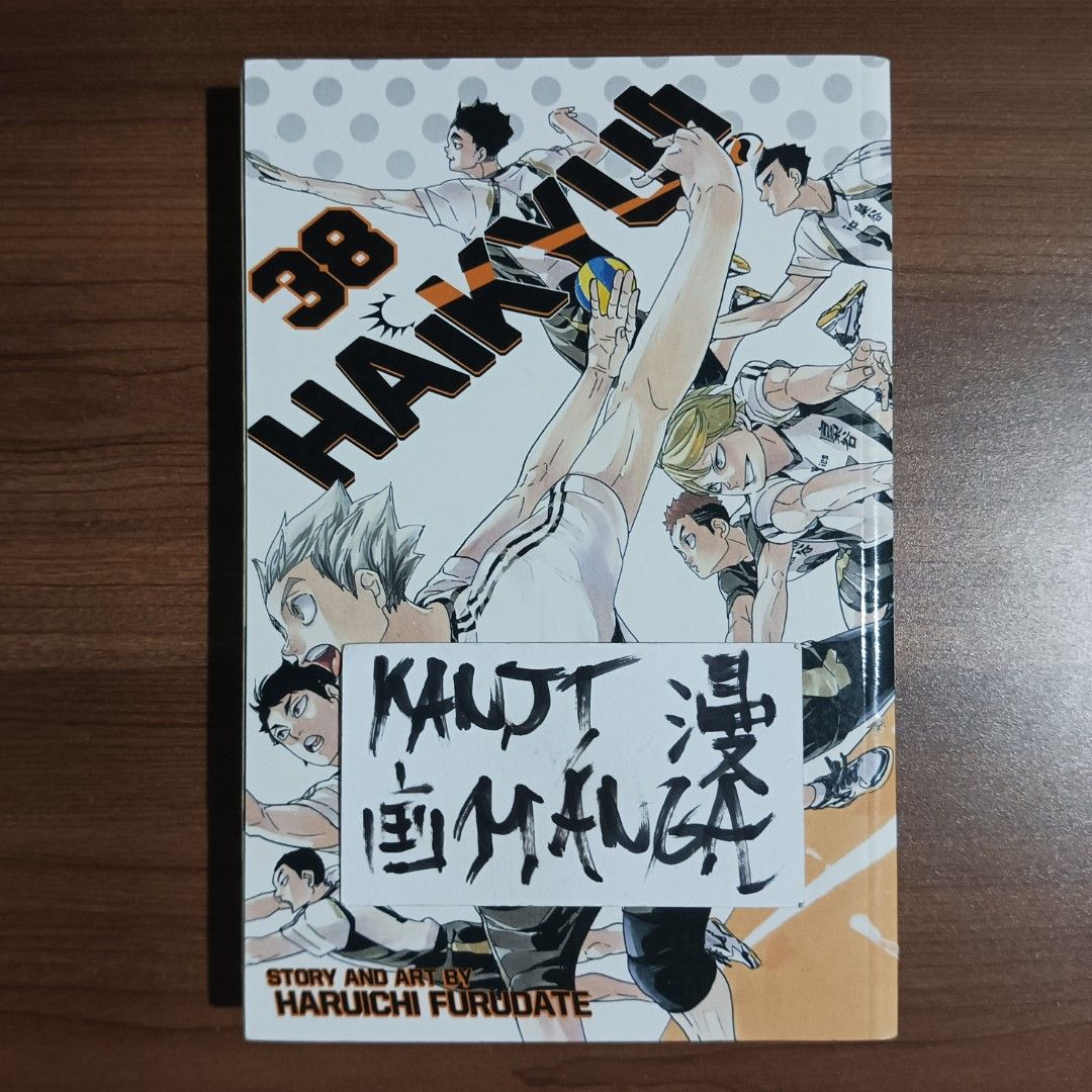 Haikyu!! Volume 38 Manga (Category: Comics & Manga) located in Davao. Submitted by kanjimangaonlinestore (Listing ID 1464864157, Image 1). Description: ₱300 • Haikyu!!, Vol. 38 Condition: Well Used Front Cover Small Tear / Yellowing Location: Davao City MOP: Gcash MOD: J&T / SPX.