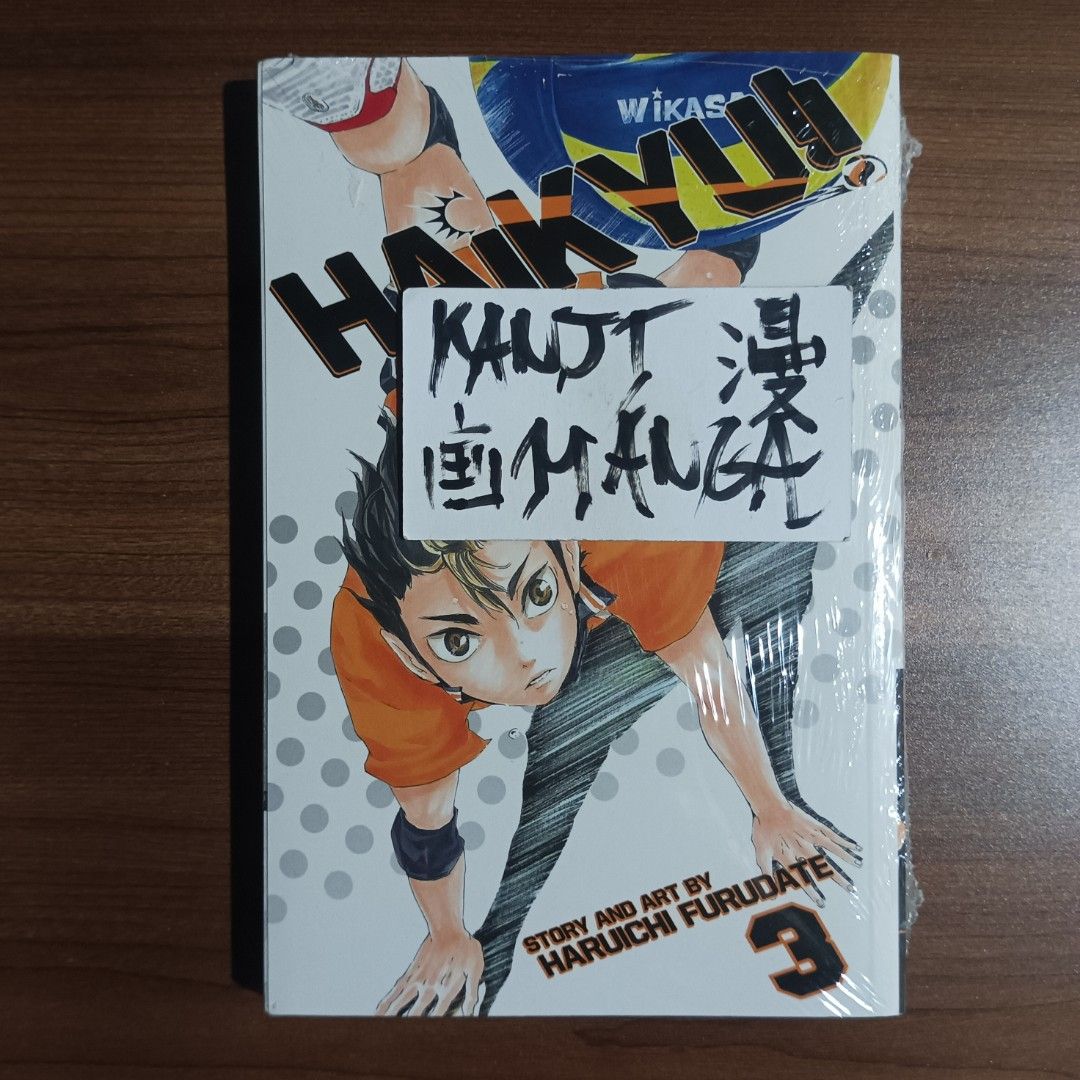 Haikyu!! Volume 3 Manga (Category: Comics & Manga) located in Davao. Submitted by kanjimangaonlinestore (Listing ID 1464863491, Image 1). Description: ₱500 • Haikyu!!, Vol. 3 Condition: New (Sealed) Location: Davao City MOP: Gcash MOD: J&T / SPX.