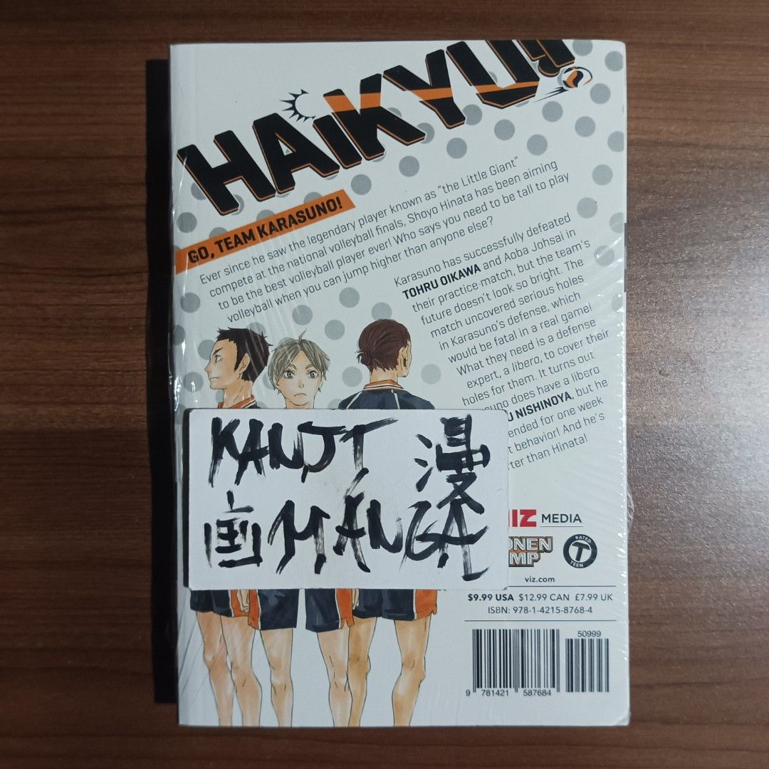 Haikyu!! Volume 3 Manga (Category: Comics & Manga) located in Davao. Submitted by kanjimangaonlinestore (Listing ID 1464863491, Image 2). Description: ₱500 • Haikyu!!, Vol. 3 Condition: New (Sealed) Location: Davao City MOP: Gcash MOD: J&T / SPX.