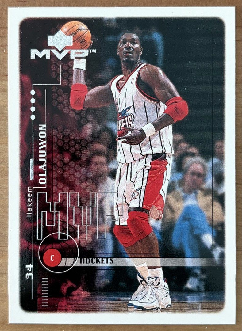 Hakeem Olajuwon | NBA Cards ~ Upper Deck MVP '99 - '00 (Category: Raw Singles) located in Makati City. Submitted by cardlab (Listing ID 1464783764, Image 1). Description: Items are 💯 authentic/original/legit. About The Card: • '99 - '00 Upper Deck • Card No. 56 • MVP FOR: • Cards ₱99 and below with Card Sleeves • Cards ₱100 and up with Used Toploader • ₱10 for Bnew Tops Packaging (If Shipping): ✔️ Plastic cover ✔️ Cardboard ✔️ Bubble wrap NOTE: 