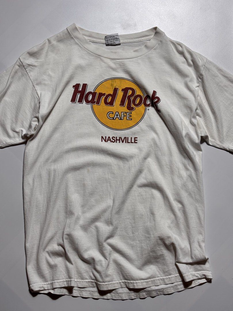 hard rock nashville 90s (Category: Tshirts & Polo Shirts ) located in Calamba. Submitted by twstwrld (Listing ID 1464889628, Image 1). Description: 22.5x28 no issue.