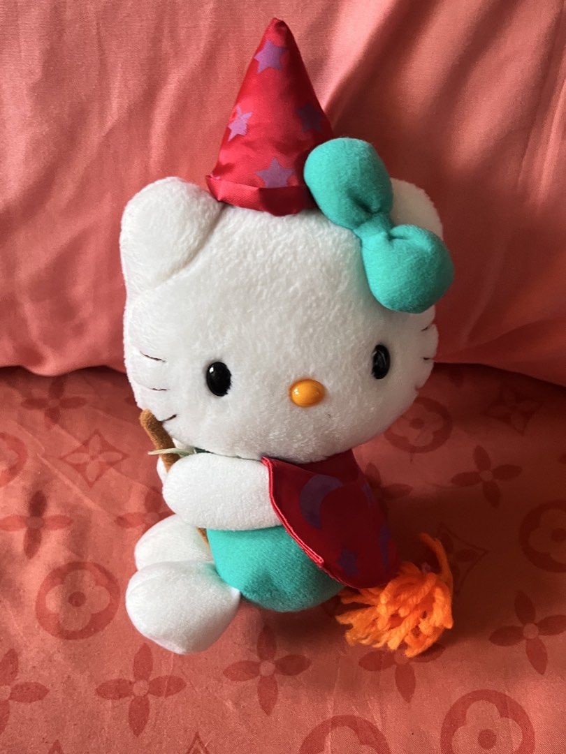 Hello kitty Sanrio witch on broom Halloween eikoh 2003 plush (Category: Plushies & Soft Toys) located in Paranaque City. Submitted by bonsaiart (Listing ID 1464821133, Image 1). Description: Brand new 1980+sf Payment via gcash or paymaya Shipping via j&t.
