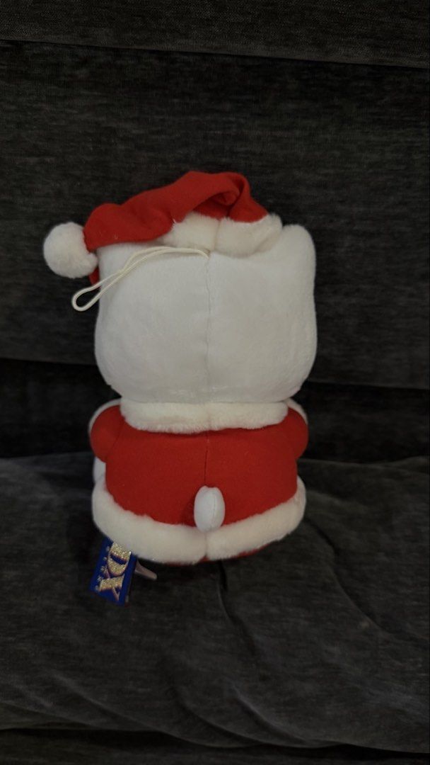 Hello Kitty Santa Claus Plush (Category: Plushies & Soft Toys) located in Cabadbaran. Submitted by cinnamororr (Listing ID 1464961956, Image 3). Description: - Authentic Banpresto Kitty Christmas plush - Dressed in a festive red and white Santa outfit with matching hat and bow .