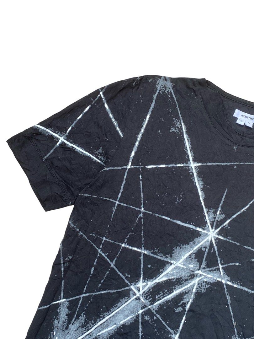 Helmut Lang Universe Crushed All Over Print Tee [Medium] (Category: Tshirts & Polo Shirts ) located in Davao. Submitted by vaultnthreadsph (Listing ID 1464809546, Image 3). Description: Helmut Lang Universe Crushed All Over Print Tee [Medium] Width 19 Length 27.5 Excellent condition No issue Color rate 9/10 Dm me if interested.