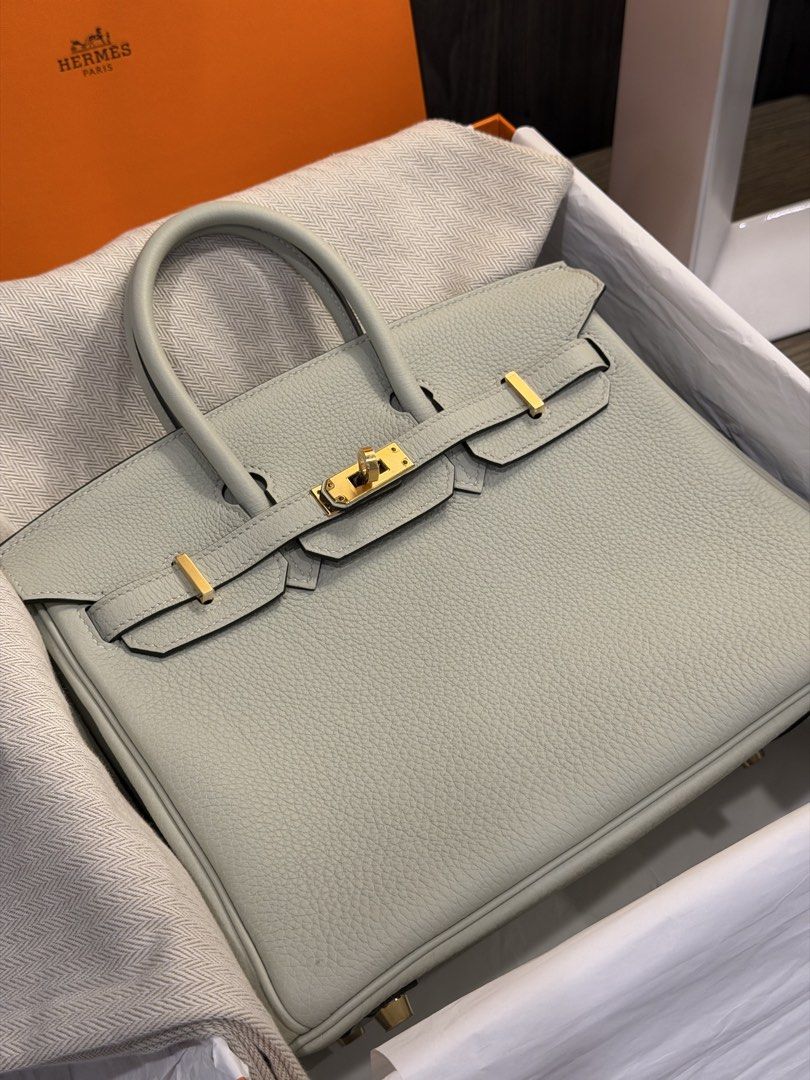 Hermès Birkin 25 (Category: Luxury Bags & Wallets) located in Taguig. Submitted by mainsourceph (Listing ID 1464787654, Image 1). Description: Hermès Birkin 25 Gris Neve Togo Leather GHW Box, Dust Bag and Authenticity 9.8/10 Condition.