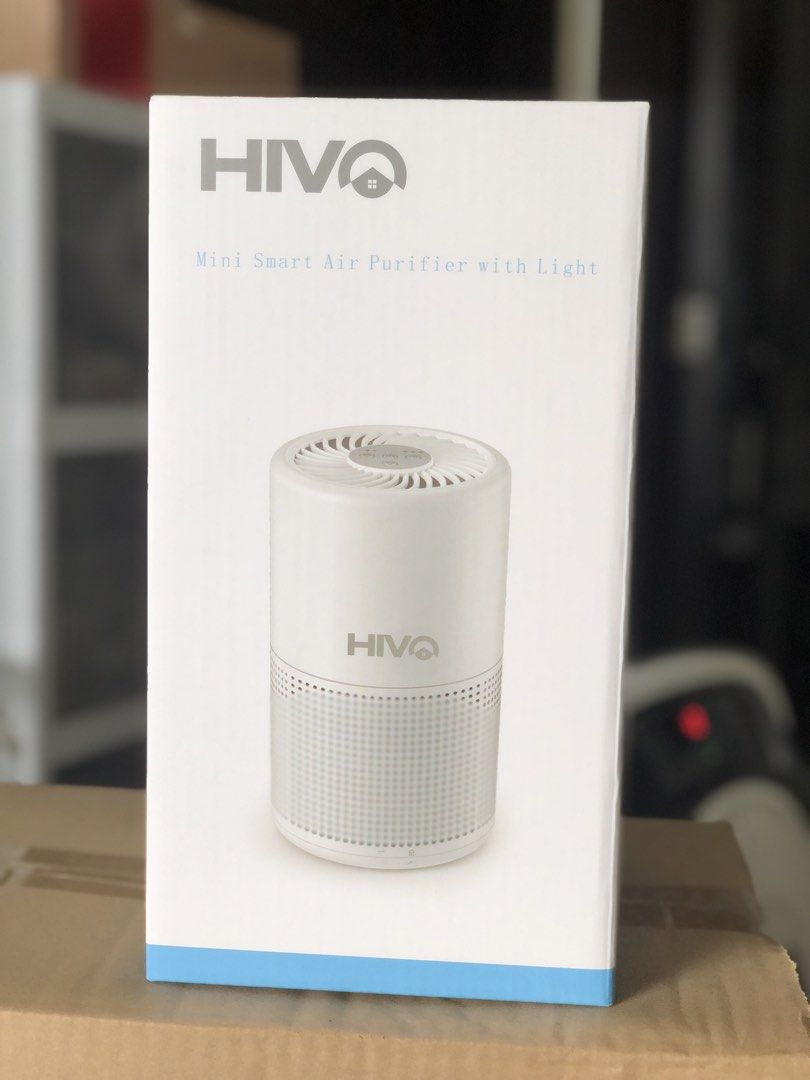 HIVO Mini Smart Air Purifier with Light (Category: Air Purifiers & Dehumidifiers) located in Manila. Submitted by abigaildan69500 (Listing ID 1464826811, Image 1). Description: Breathe Cleaner, Fresher Air — Anywhere! HIVO Mini Smart Air Purifier with Night Light • True HEPA + Activated Carbon Filter • Removes PM2.5, Dust, Smoke, Pollen & Odors • Built-in Night Light • 3 Fan Speeds • Timer 🛒 Get Yours Now!.