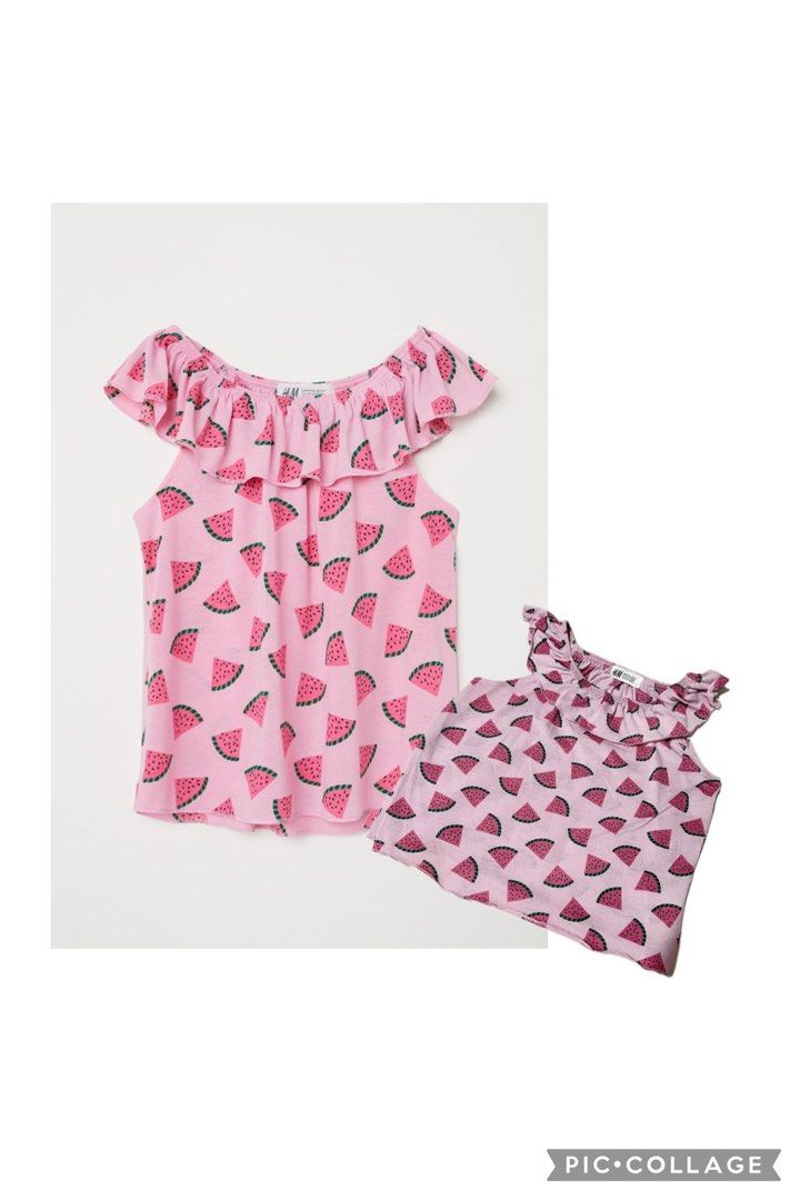 H&M Pink Blouse Top for shield not Zara (Category: Babies & Kids Fashion) located in Pasig City. Submitted by livebird-217e (Listing ID 1464777312, Image 1). Description: No issues, just sign of use .