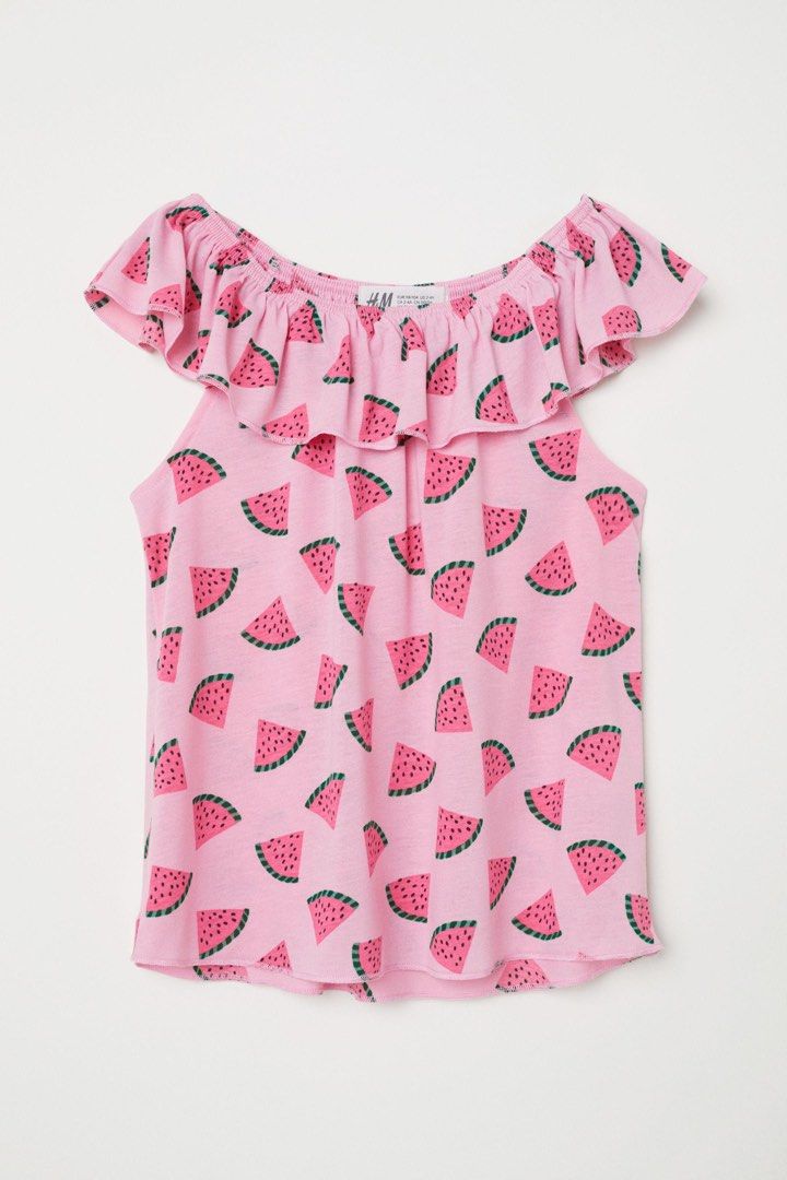 H&M Pink Blouse Top for shield not Zara (Category: Babies & Kids Fashion) located in Pasig City. Submitted by livebird-217e (Listing ID 1464777312, Image 3). Description: No issues, just sign of use .