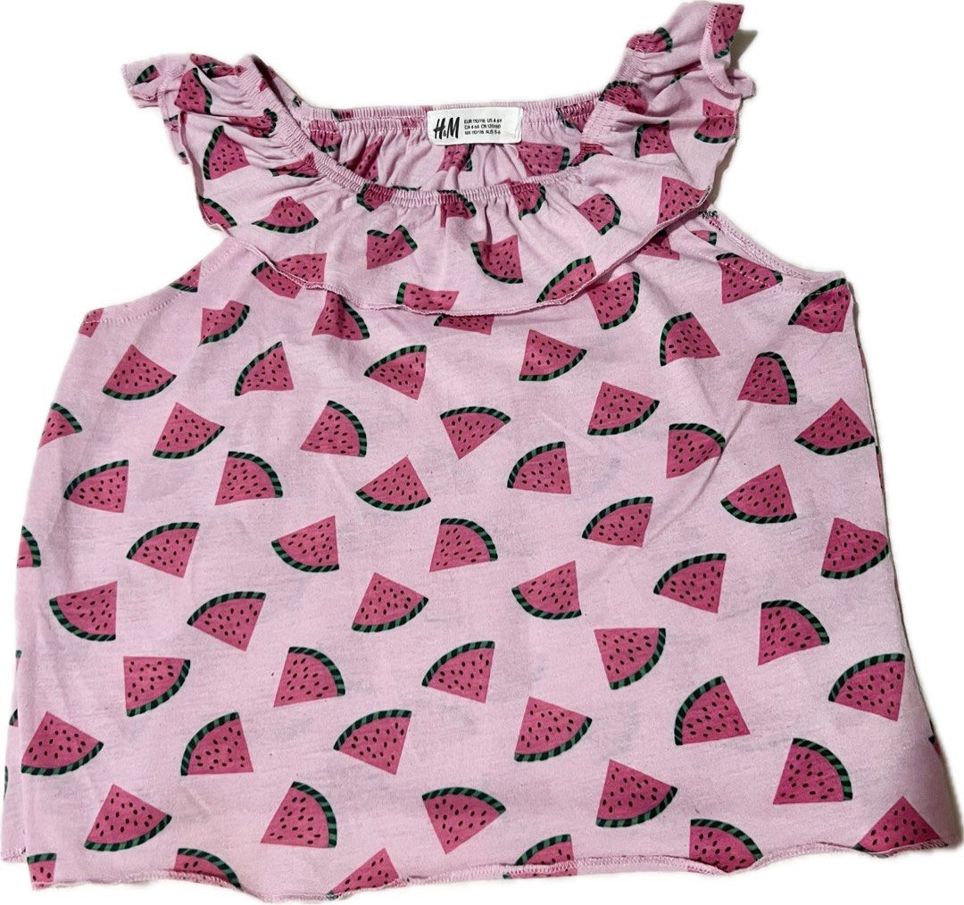 H&M Pink Blouse Top for shield not Zara (Category: Babies & Kids Fashion) located in Pasig City. Submitted by livebird-217e (Listing ID 1464777312, Image 2). Description: No issues, just sign of use .