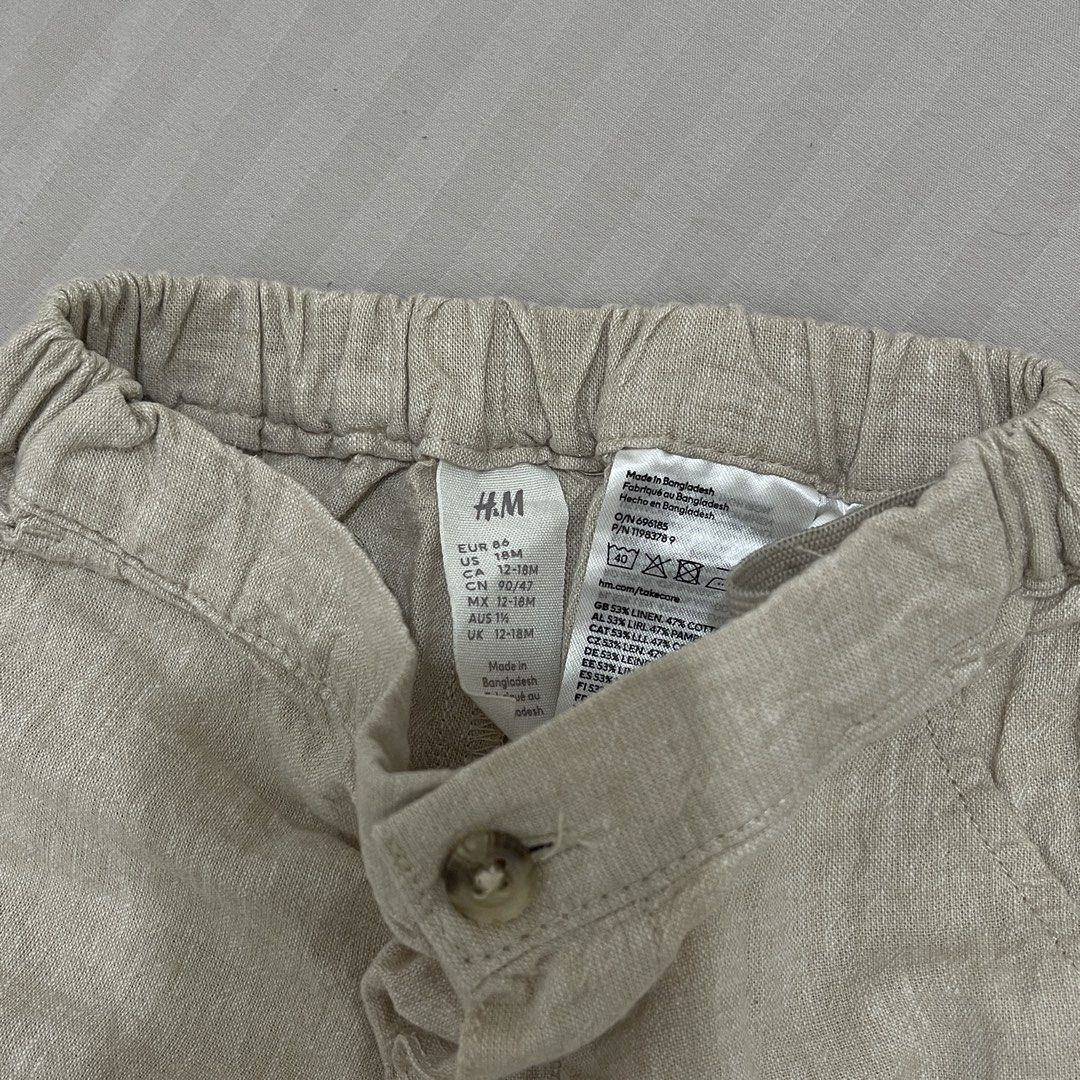 H&M vest & pants for toddler (Category: Babies & Kids Fashion) located in Dasmarinas. Submitted by Bclosettt (Listing ID 1464891460, Image 3). Description: Worn once only for my baby's 1st bday photoshoot Declutter .