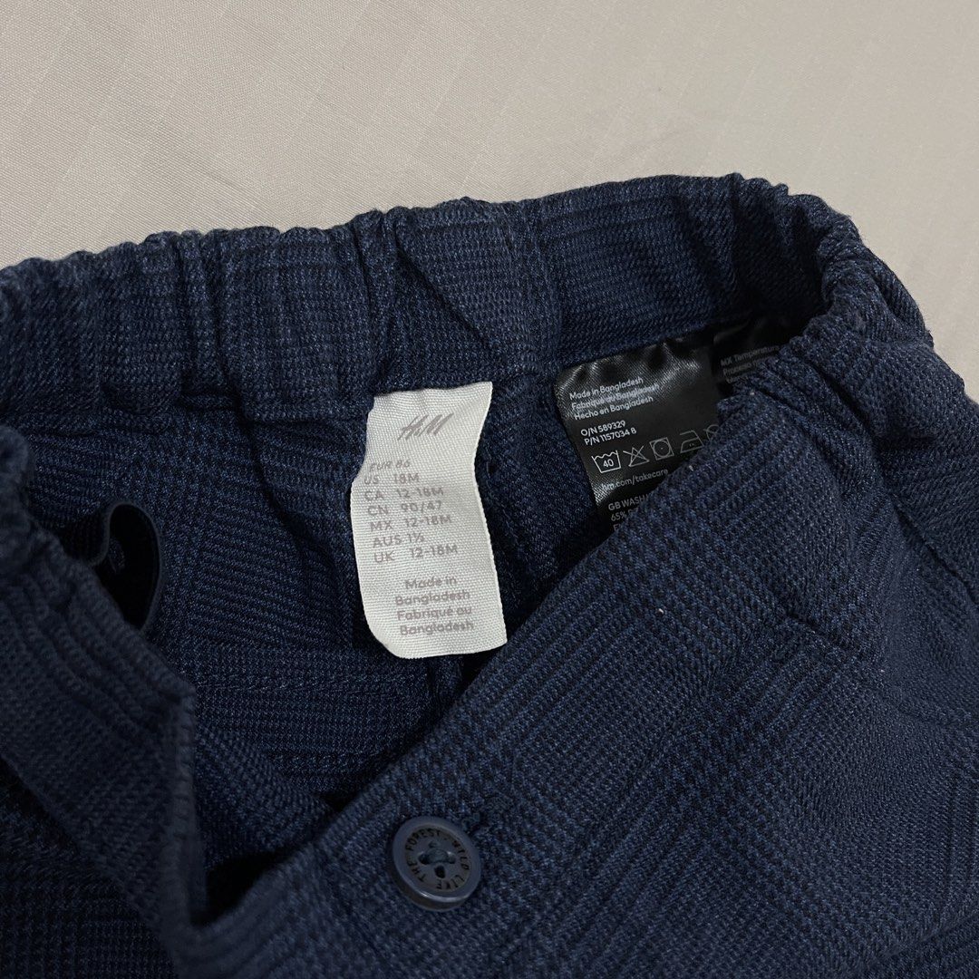 H&M vest & pants for toddler (Category: Babies & Kids Fashion) located in Dasmarinas. Submitted by Bclosettt (Listing ID 1464890817, Image 3). Description: Vest (brand new) Pants (worn few times) Declutter.